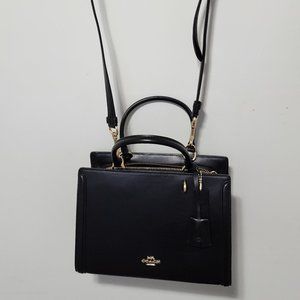 Used Black Crossbody Coach Bag